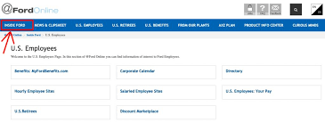 Click on inside ford and u.s. Ford Hourly Employee Benefits Check It Now