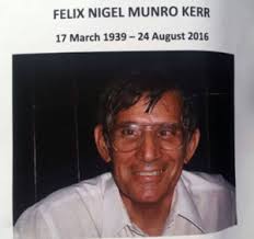 Felix Nigel Munro Kerr (1939-2018)