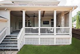 So many styles, so many colors, and some with cushions and some without, how could you possibly choose? First Floor Deck Ideas Fine Homebuilding