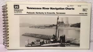 Tva Tennessee River Navigation Charts Paducah Kentucky To