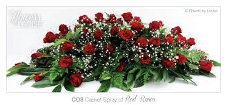 Flowers for everyone deliver flowers throughout australia, to all capital cities and have store locations where you can order flowers in sydney. Casket Spray Of Red Roses Holy Cross Funerals