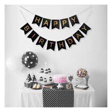 Happy Birthday Bunting Banner Birthday Decorations Hbd Garland Reusable Birthday Banner Backdrop Dessert Table Decor In 2021 Simple Birthday Decorations Simple Birthday Party Birthday Decorations