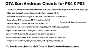 Whitepsychtiger 7 years ago #3. Gta San Andreas Cheats For Ps4 Ps3 San Andreas Cheats Gta San Andreas Cheats San Andreas
