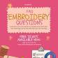Remote FAQ Embroidery event in Sicklerville, NJ