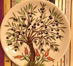 Cini Zeytin Agaci Tabak 2 Www E Beyzade Com Www Beyzade Com Tabak Vitray Desenleri