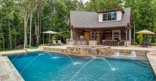 To increase the likelihood that your outdoor kitchen will have a safe and successful design, we recommend hiring a. Pool House With Outdoor Kitchen Ideas Photos Houzz