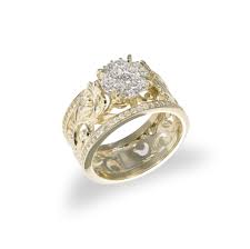 Living Heirloom Engagement Ring In Gold With Diamonds 10mm Heirloom Engagement Rings White Gold Engagement Rings Unique Engagement Rings