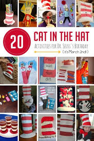 Avoid leaving your cat unsupervised with the hat on, especially if it contains items your cat may chew on. 20 Cat In The Hat Activities To Celebrate Dr Seuss S Birthday