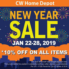 Cw Home Depot New Year Sale With Images New Years Sales Home Depot Newyear