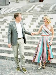 So you can say ciao when meeting someone or when leaving, and when you come across a friend: Early Morning Rome Honeymoon Bajan Wed