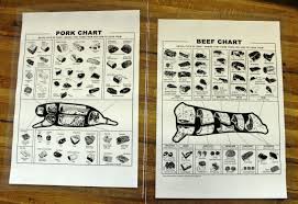 pig diagram cuts of meat poster 16 best images about cuts