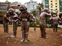 Public Art Giant Laughing Statues To Stay In English Bay Inside Vancouver Bloginside Vancouver Blog