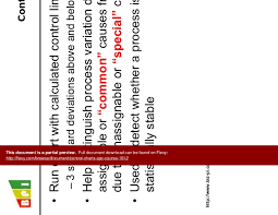 Control Charts Spc Course