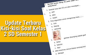 Soal uas sbk semester 1 sd kelas 6. Update Terbaru Kisi Kisi Soal Kelas 2 Sd Semester 1 Operator Sekolah