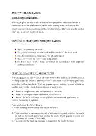 It is difficult for new trainees to find audit working papers; Audit Working Papers