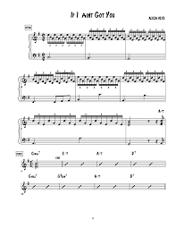 Alicia Keys - If I Aint Got You (Piano Music)