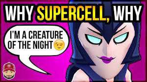 As his super attack, he sends a cloud of bats to damage enemies and heal himself! star powers. Worst Skin In Video Game History Impossible Challenge With Night Witch Mortis Youtube