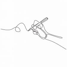 Illustration Drawing Outline Vector Isolated Concept Graphic Symbol Sketch Simplicity Doodle Hand Sign W Continuous Line Drawing Line Drawing Line Art Drawings