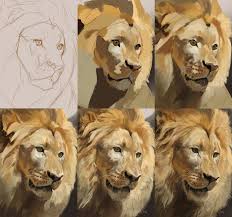 Leo Steps By Https Www Deviantart Com Kepperoni On Deviantart Realistic Art Big Cats Art Lion Art