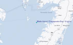 Watts Island Chesapeake Bay Virginia Tide Station Location
