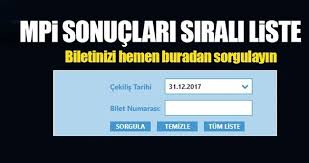 Milli piyango çekiliş sonuçlarını sorgulamak için hemen tam, yarım veya çeyrek biletinizde yer alan numaraları girebilir veya kazanan numaraları inceleyebilirsiniz. Milli Piyango Bilet Sorgulama 2018 Nasil Yapilir Iste Milli Piyango Yilbasi Cekilis Sonuclari Tam Sira Liste Son Dakika Haberler