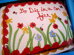 Birthday Cake On Fire Funny Who Ever Said I Didn T Get U Anything For Ur Bday Funny Cake Fire Cake Cake Fails