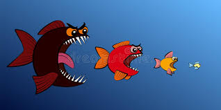 The batter is light and crispy sealing the moisture ensuring that the fish remains juicy. Big Fish Eating Small Fish Stock Illustrations 116 Big Fish Eating Small Fish Stock Illustrations Vectors Clipart Dreamstime