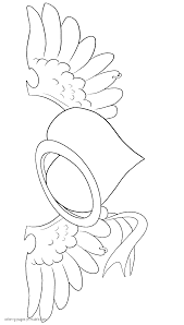 Print them all for free. Heart With Wings And Ring Coloring Page Heart Coloring Pages Coloring Pages Coloring Pages To Print