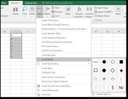 You can add as many spaces as you want. How To Create Bulleted List In A Cell Or Multiple Cells In Excel