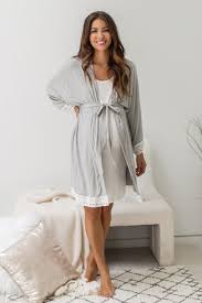 The Best Nursing Nightgown Robe And Pajama Sets Maternity Sleepwear Nursing Nightgown Maternity Nightgown