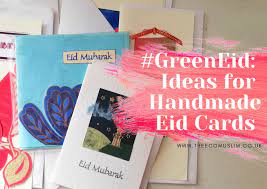 Card making ideas for eid greetings creativecollections. Green Eid Ideas For Handmade Eid Cards Theecomuslim