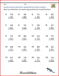 Check out our collection of tens and ones worksheets which will help kids learn to understand the place values of tens and ones in numbers. Double Digit Addition With Regrouping