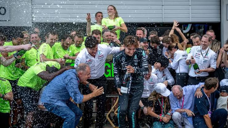Untelevised Austrian footage shows Lewis Hamilton moments with George  Russell