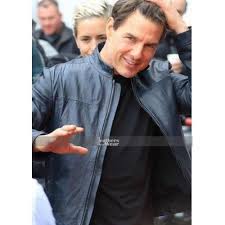 Mission Impossible 6 Tom Cruise Ethan Hunt Biker Jacket Missionimpossible6jacket Tomcruisejac Tom Cruise Mission Impossible Tom Cruise Mission Impossible 6