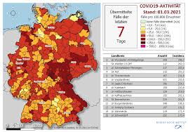 The maps are based on data reported by eu member states to the european surveillance system (tessy) database by 23:59 every tuesday. Https Www Rki De De Content Infaz N Neuartiges Coronavirus Situationsberichte Maerz 2021 2021 03 01 De Pdf Blob Publicationfile