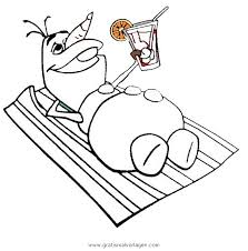 Malvorlage Olaf Coloring And Malvorlagan