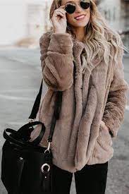 Camel teddy bear faux fur finish. Pin On Winter Fashion