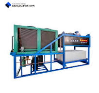 BAOCHARM BCPY-0.5T-2T Small Scale Ice Production Plant 5KG Block Ice Maker  Making Machine