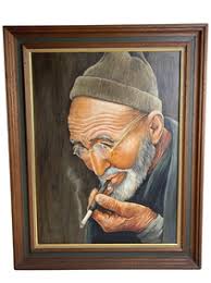 Vintage Oil Painting Signed Georgia Larson