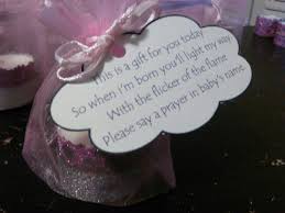 Baby Shower Favor Tea Lights Wrapped In Washi Tape In An Organza Tie Bag Poem Reads Th Baby Shower Candles Baby Shower Candle Favors Baby Shower Princess