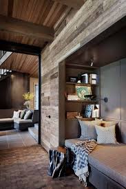 Modern Rustic Retreat Designed To Feel Like A Summer Camp On Orcas Island Interior Design Rustic Seattle Interior Design Rustic Living Room