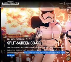 Star Wars Battlefront 2 2017 Will Not Have Split Screen Co Op On Pc Star Wars Battlefront Battlefront Star Wars