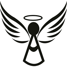 Download Be An Angel Day Angel Silhouette Angel Wings Halo Angel Drawing