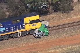 Posted october 30, 2008 08:00:00. Freight Train And Car Collide At Mallala North Of Adelaide