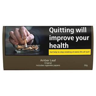 Genuine UK Amber Leaf Hand Rolling Tobacco, AI generated