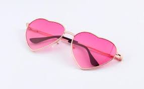 Women Heart Shaped Mirror Sunglasses Heart Sunglasses Heart Shaped Sunglasses Metal Sunglasses