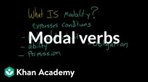 Questions with auxiliary & modal verbs : Modal Verbs The Parts Of Speech Grammar Khan Academy Youtube