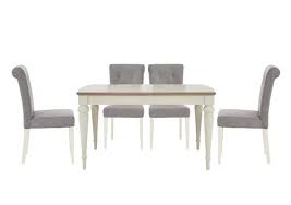 Set (expandable dining table, 4 upholstered side chairs & 2 upholstered arm chairs) $2,873.00 sale $2,399.00 Annecy Extending Dining Table And 4 Chairs Furniture Village