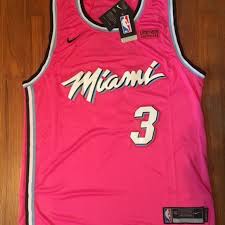 Nike nba chicago bulls city edition swingman jersey size s carter jr aj4600. Nike Shirts Dwayne Wade Miami Heat Sunset Vice City Size Med Poshmark