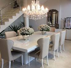Comedor Elegante Love 2 Flower Arrangements On Table Decoracion De Comedor Comedor De Lujo Decoracion De Interiores